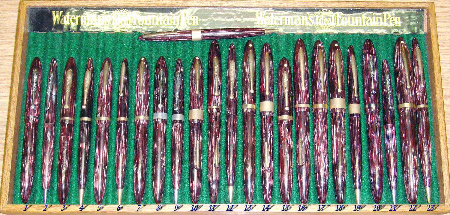 Sheaffer Balance. 4 different standard diameter Golden Brown pens. -  SHEAFFER (USA Big Five) - Fountain Pen Board / FPnuts